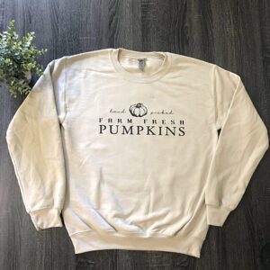 Farm Fresh Pumpkins Crewneck Sweatshirt